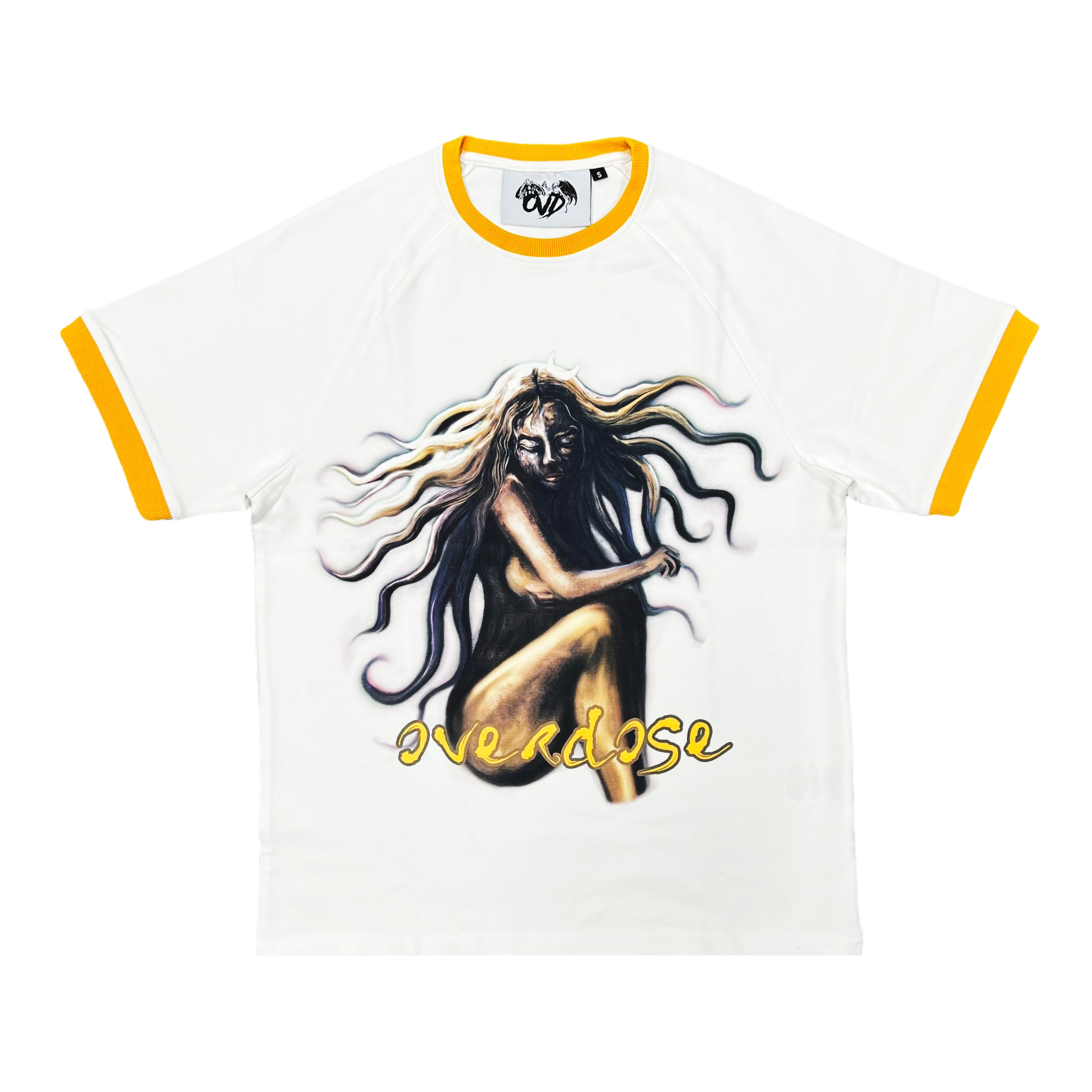 "RINGER TEE - YELLOW"