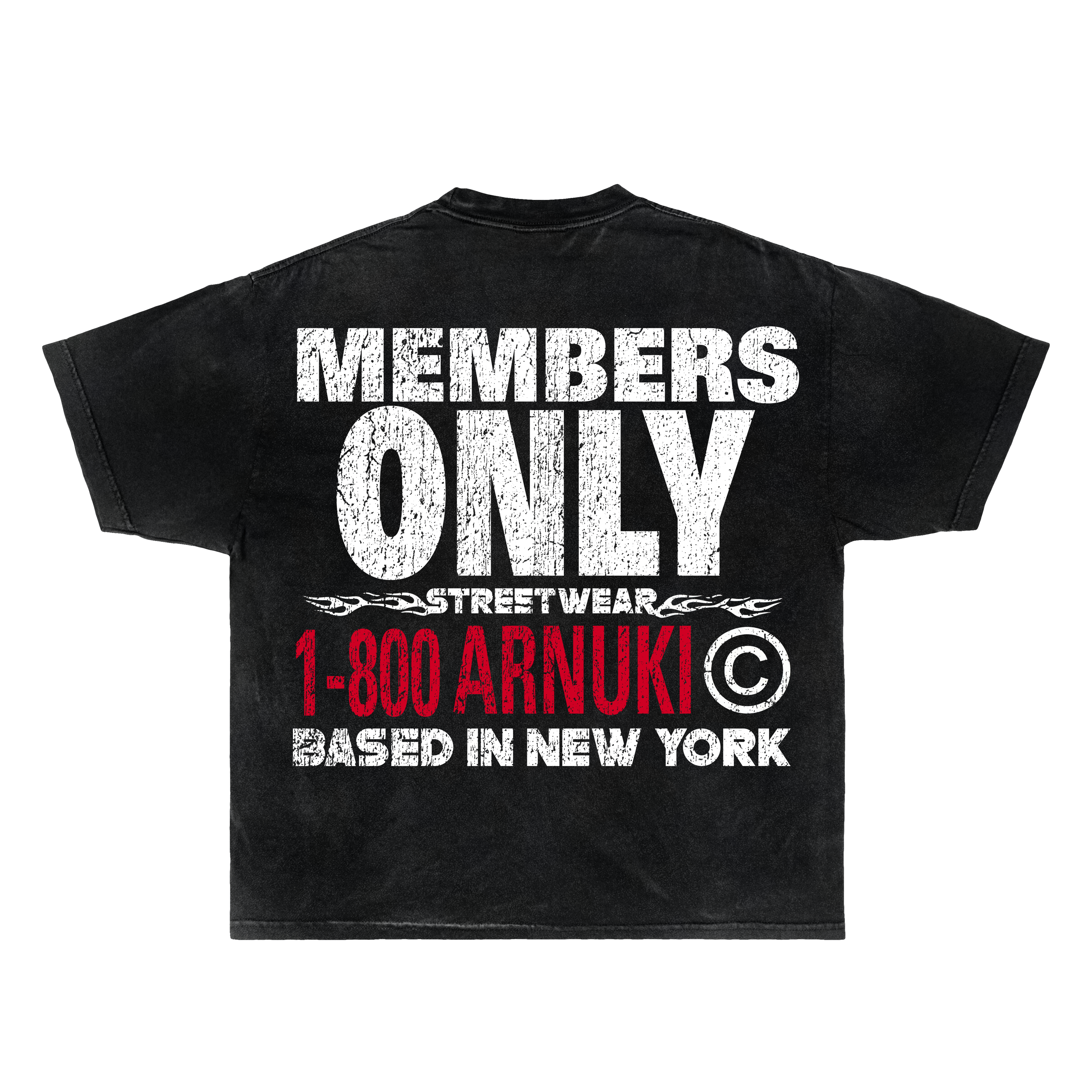 Arnuki Takeover Streetwear Tee Black Cotton True To Size Graphic Tee For Everyday Street Style