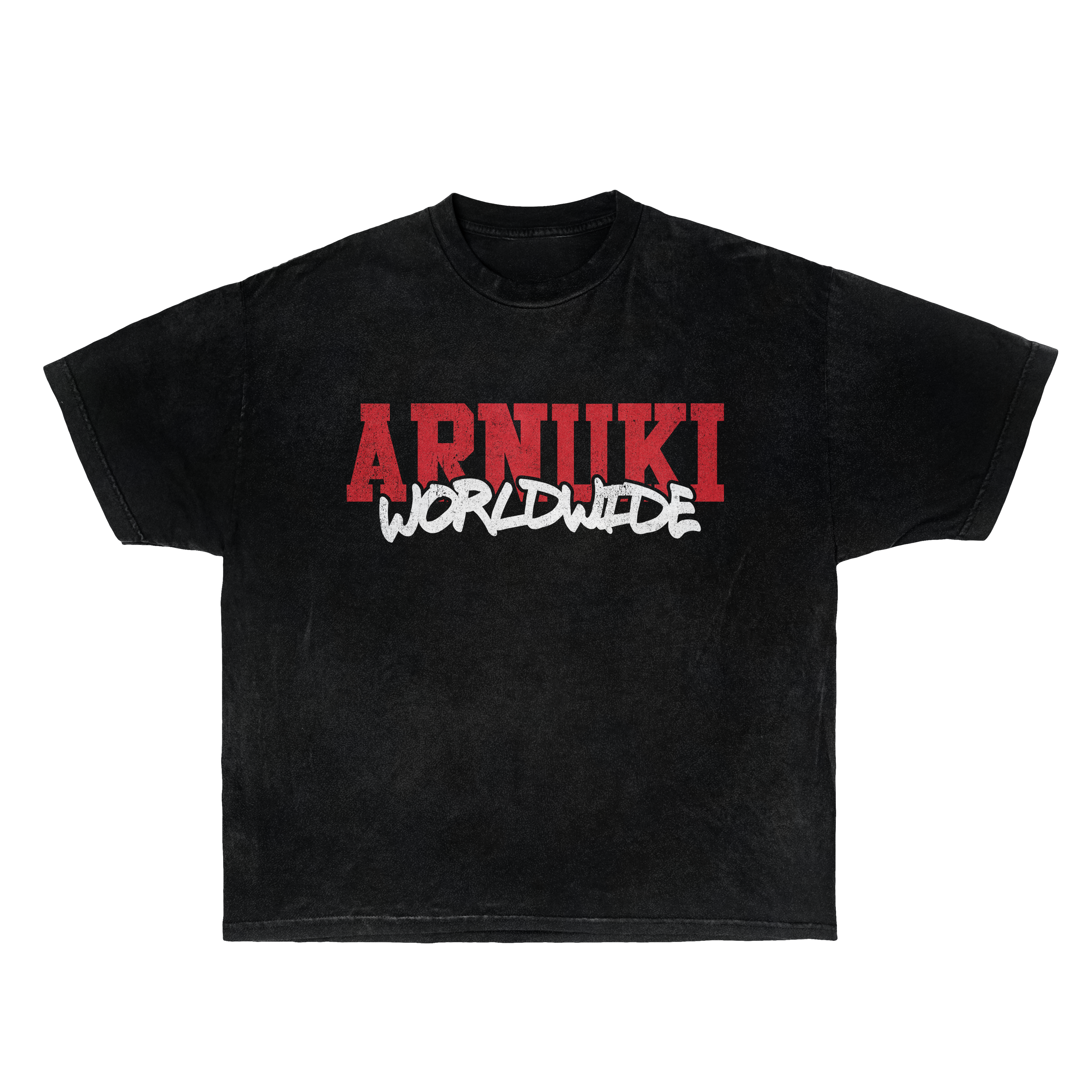 Arnuki Takeover Streetwear Tee Black Cotton True To Size Graphic Tee For Everyday Street Style