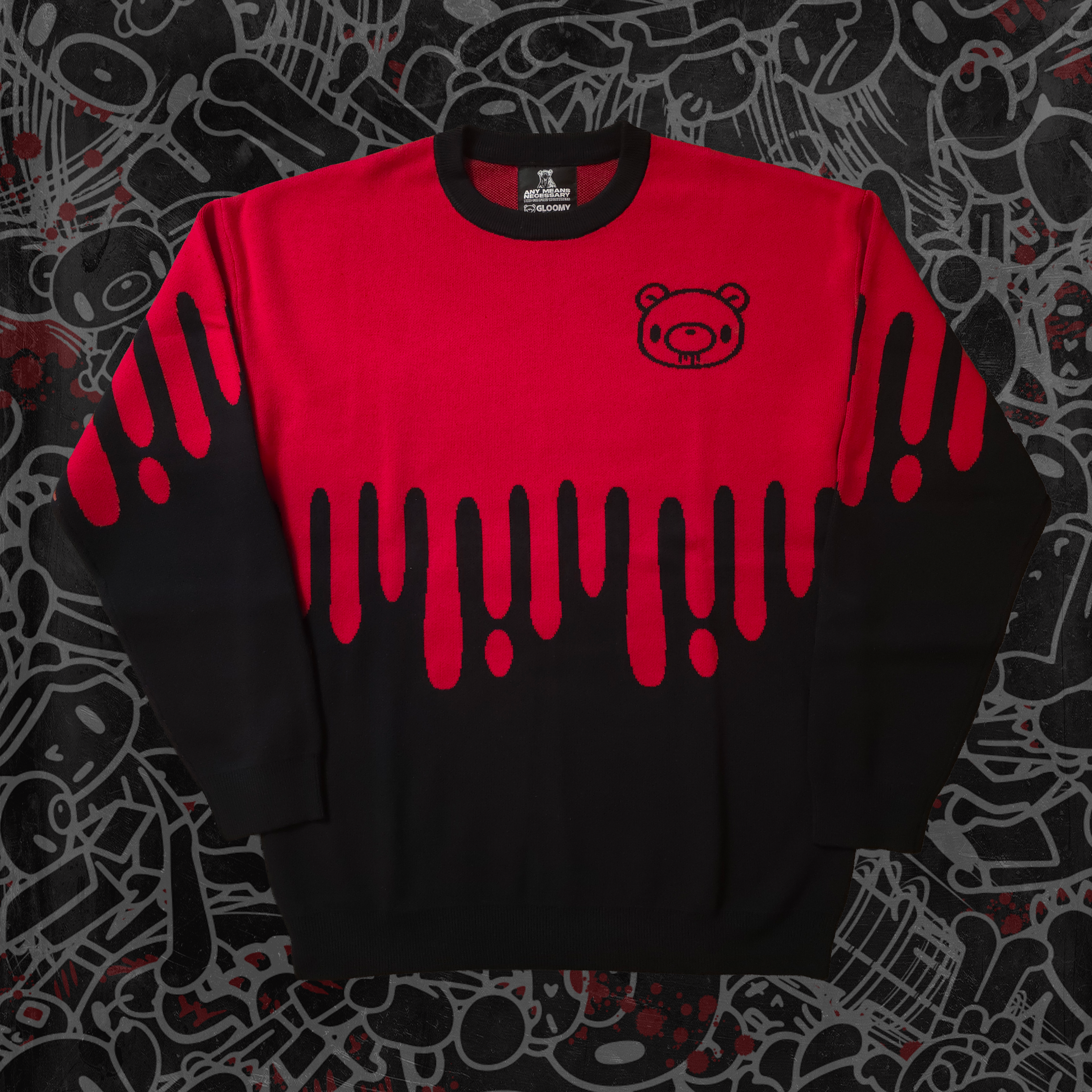 Gloomy Drip Knit Sweater