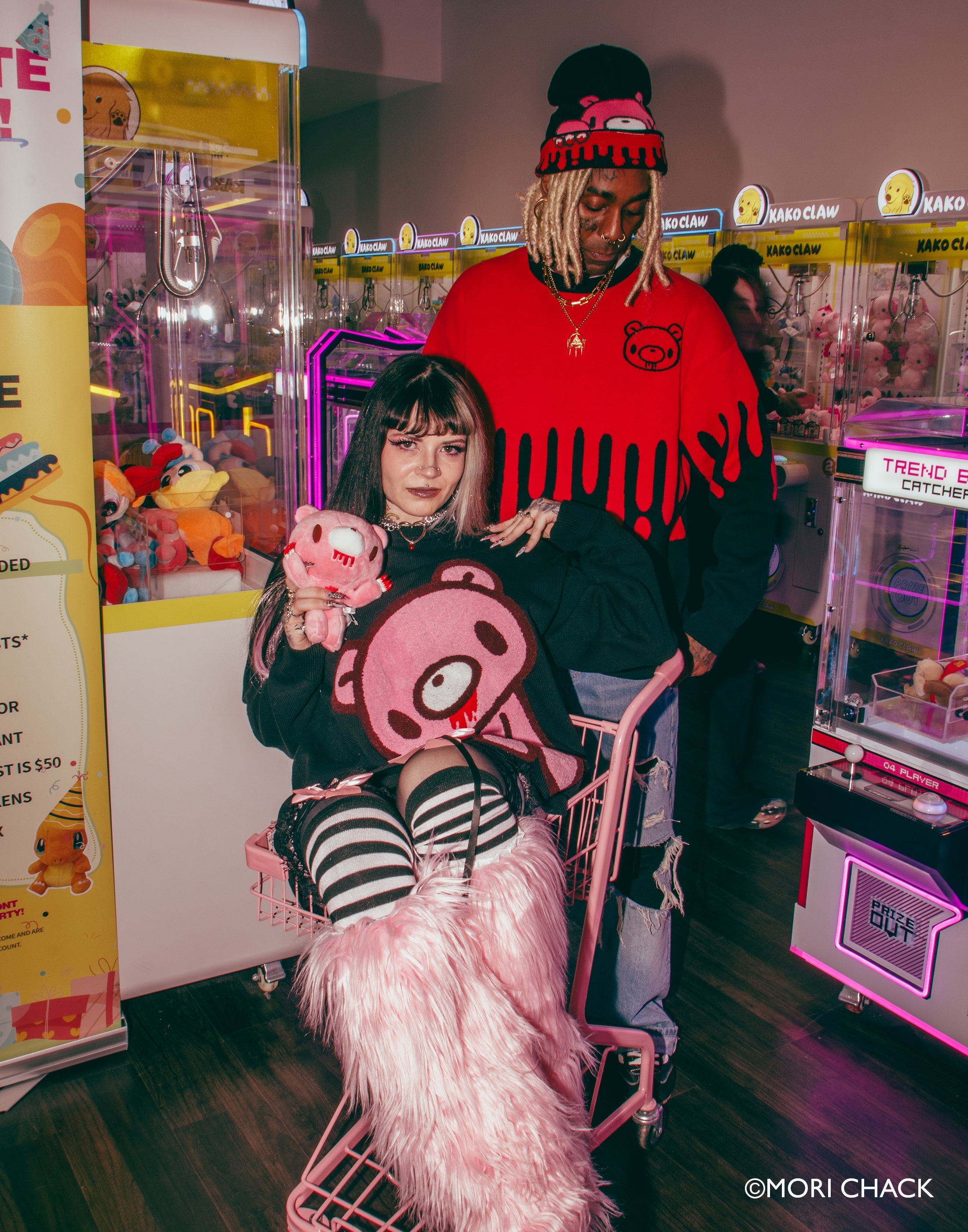 Gloomy Drip Knit Sweater