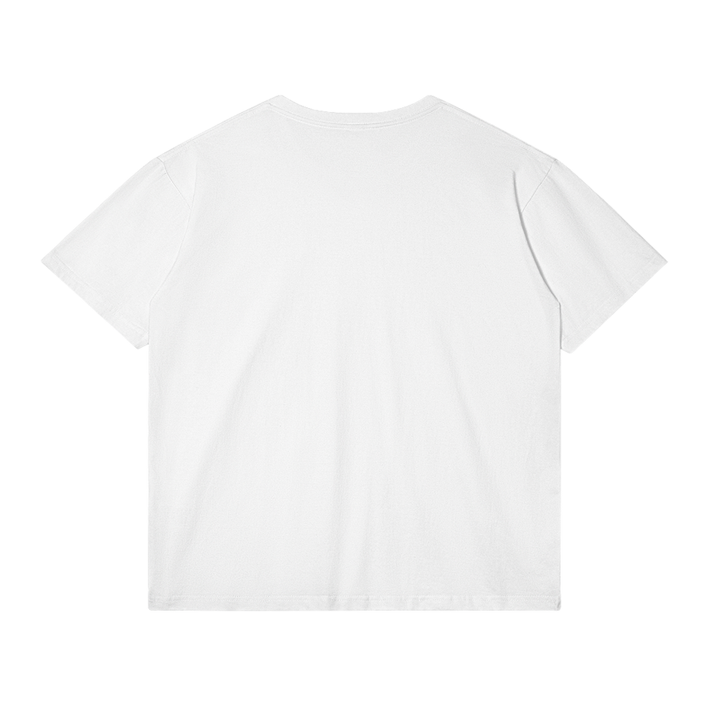 HEAR Streetwear Tee White Cotton T Shirt Classic Fit 180 GSM DTG Print