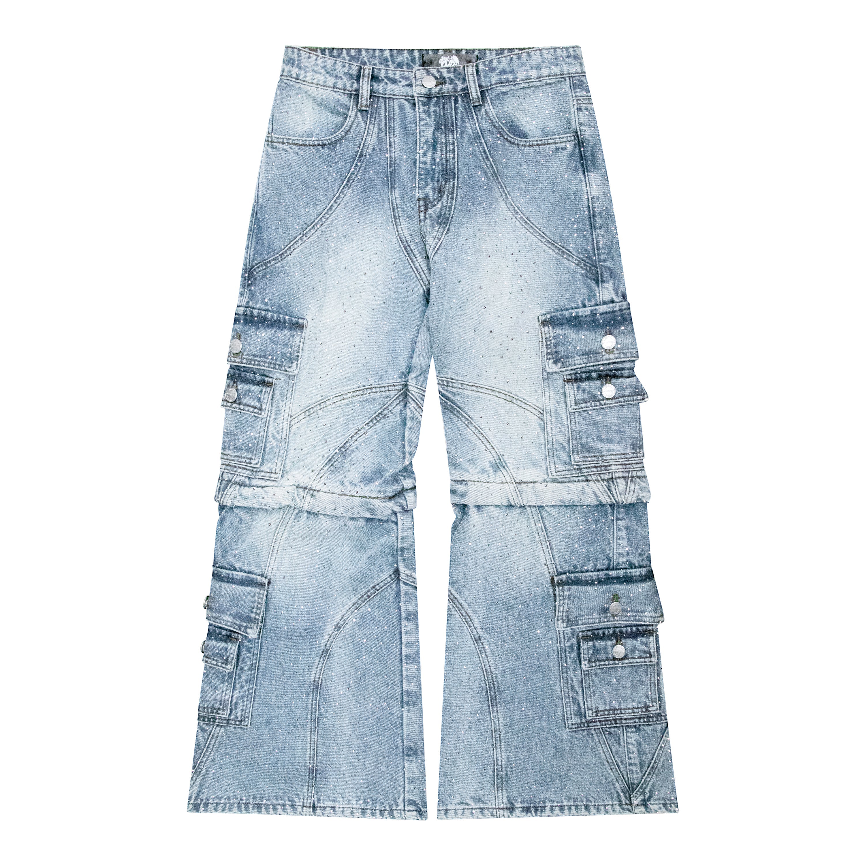 "LGHTCRYSTL" TRNSFRMR DENIM