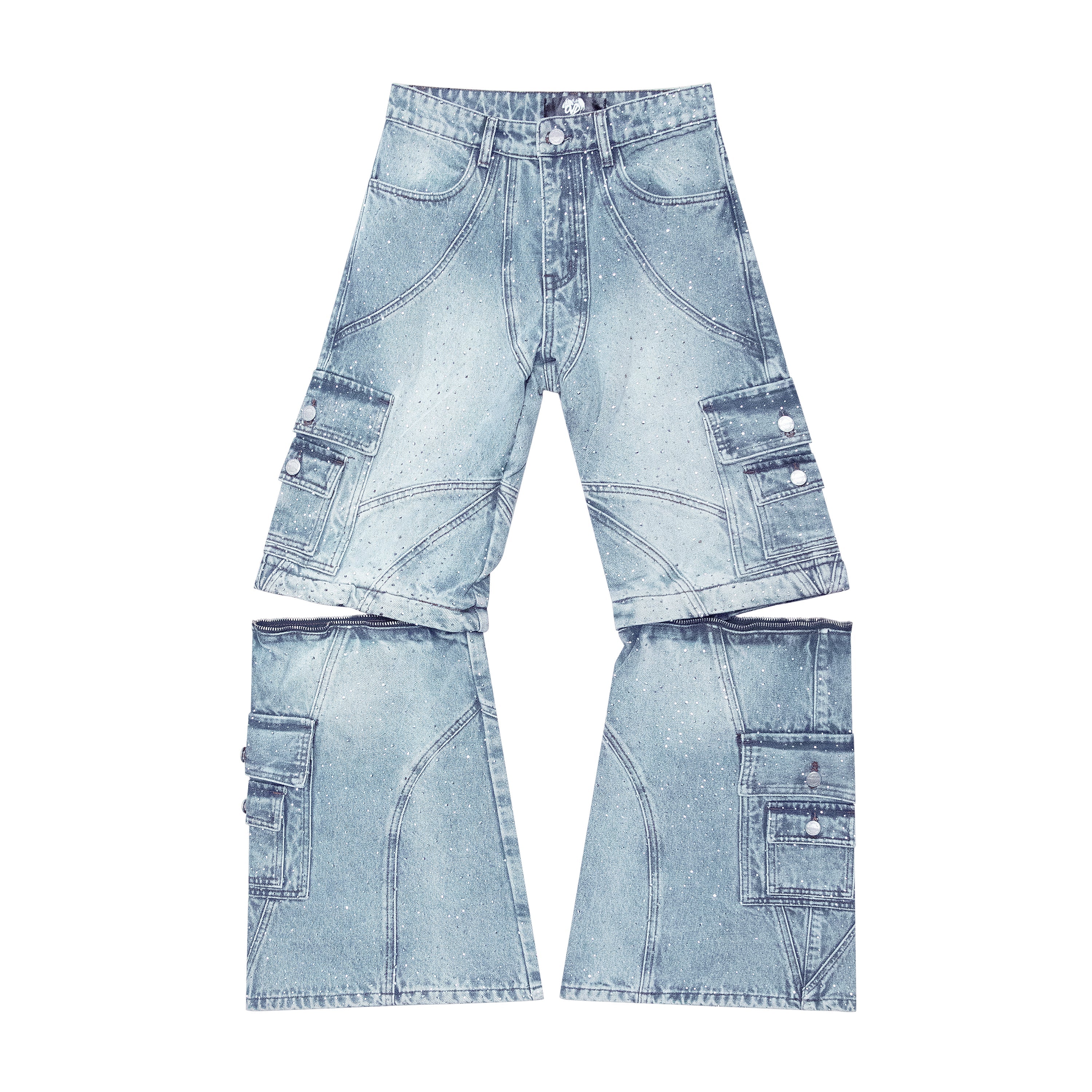 "LGHTCRYSTL" TRNSFRMR DENIM