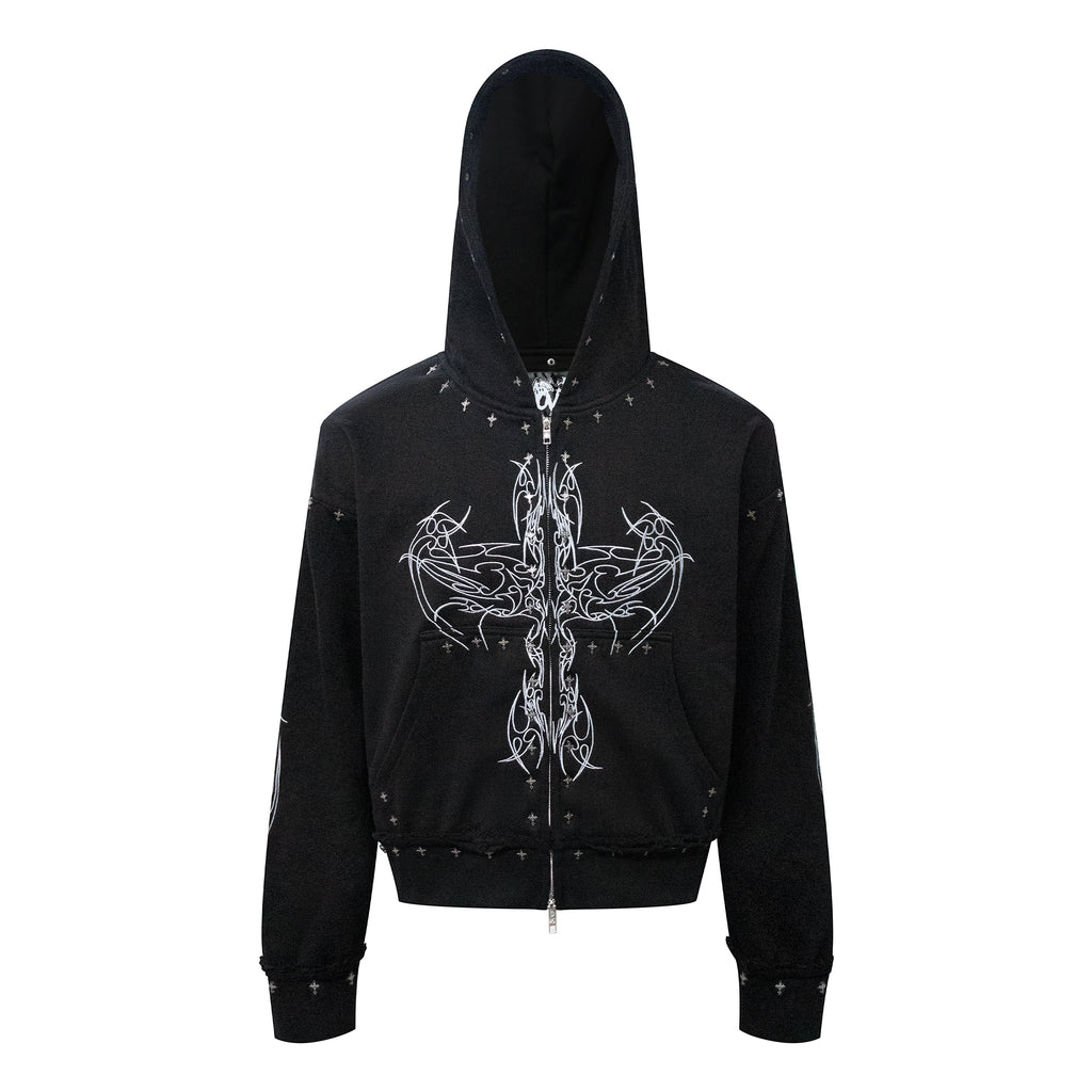 "SHDWANGL" ZIP UP
