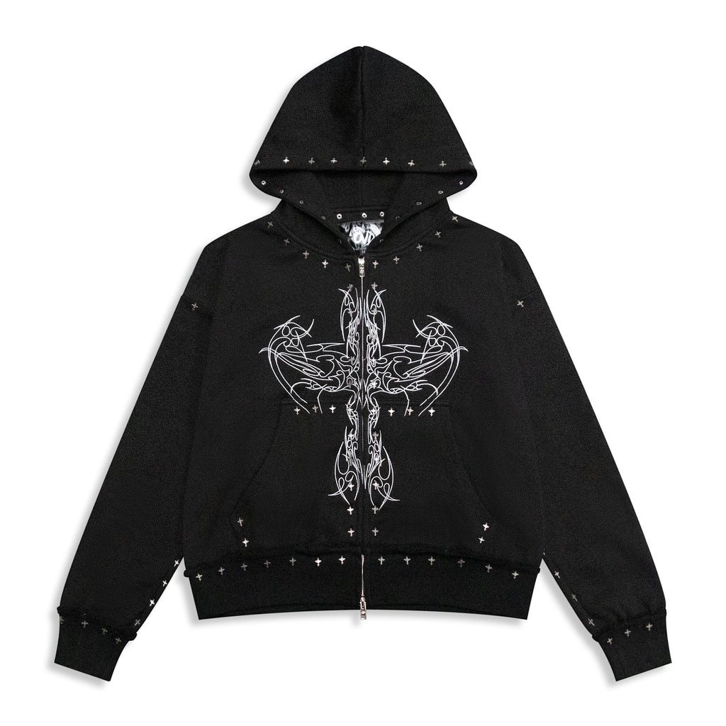 "SHDWANGL" ZIP UP
