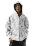 "TATTOO" ZIP UP - ANGEL