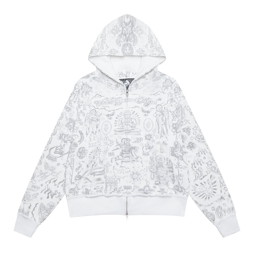 "TATTOO" ZIP UP - ANGEL