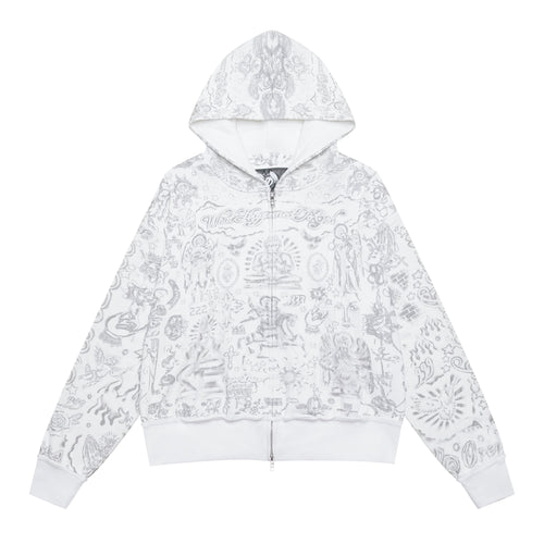 "TATTOO" ZIP UP - ANGEL