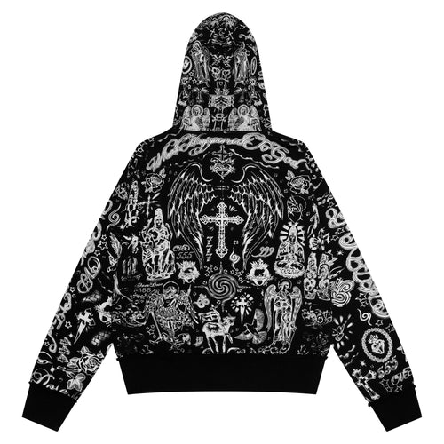 "TATTOO" ZIP UP - MIDNIGHT