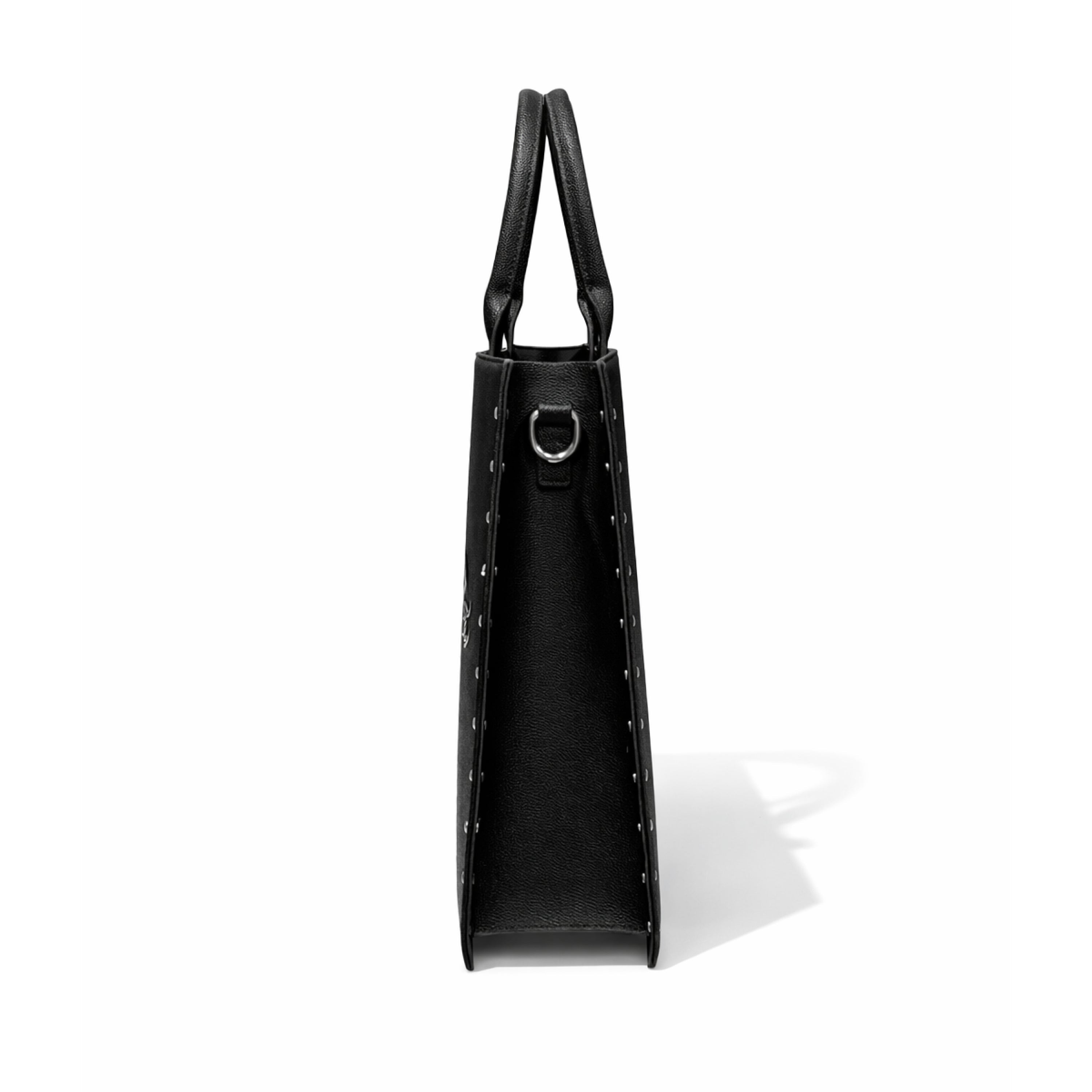 "TRIBAMETAL" LEATHER TOTE