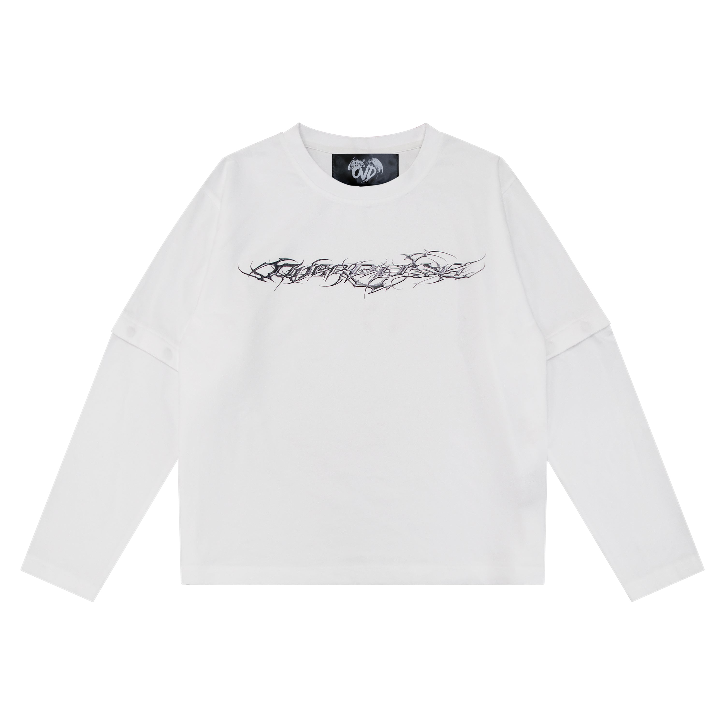 "TRIBAMETAL" LOGO TRNSFRMR L/S - ANGEL